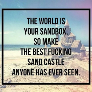 Build a sand castle
