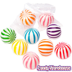 ... Colors Assorted Assorted Sassy Spheres Striped Candy Balls: 5LB