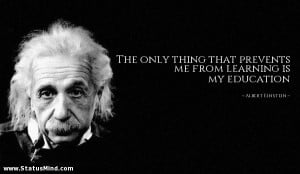 Quotes About Education Albert Einstein Quotes about education albert