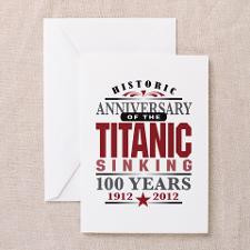 Titanic Sinking Anniversary Greeting Card for