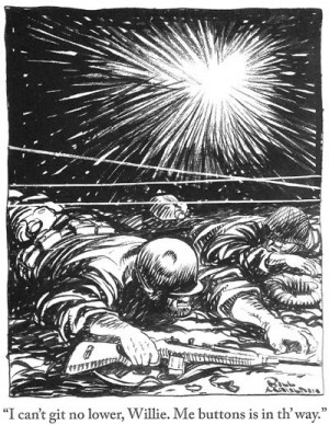 Bill Mauldin cartoon from Stars and Stripes , July 3, 1944