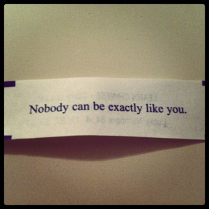 Fortune Cookie Quote...