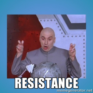 dr. evil laser - Resistance