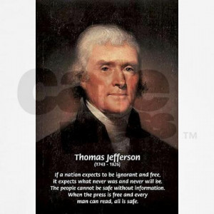 Thomas jefferson political quotes and sayings free information press