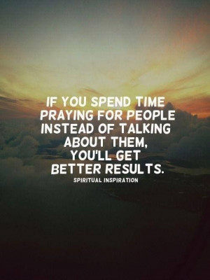Pray for others