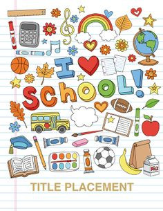 chalkboard School Yearbook Covers | Elementary School Yearbook Company ...