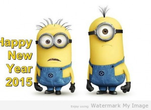 Happy New Year 2015 Minions