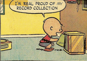 peanuts Charlie Brown comic strips vinyl Records Charles Schultz