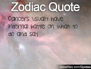 Zodiac Cancer Quotes And Sayings Category: zodiac quotes