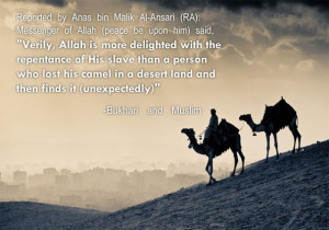 Reported by Anas bin Malik Al-Ansari (RA):