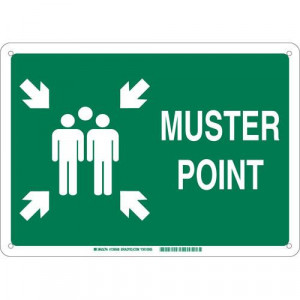 Muster Point Sign