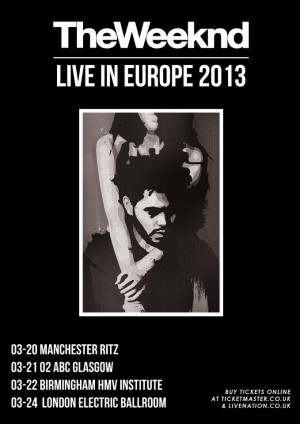 News: The Weeknd announces UK shows for 2013
