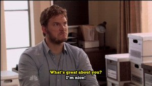 andy dwyer parks and recreation chris pratt funny quotes funny gif