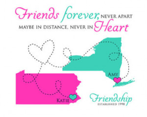 ... , Two Hearts, Friendship - Friend Quote, Popular Gifts for Friends