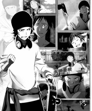 my gif mine anime monochrome K Project Project K Yata misaki