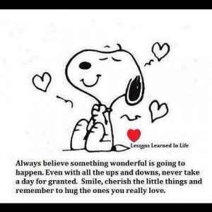 Snoopy....always believe