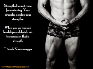 Motivational Fitness Quote from Arnold Schwarzenegger