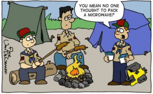 Funny LDS camp Cartoons | Boy Scout Camp