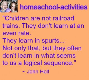 ... homeschool quotes and fun activities from www.homeschool-activities