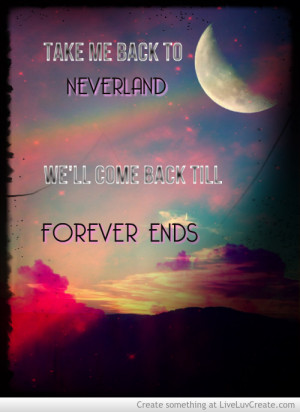 take me to neverland quote