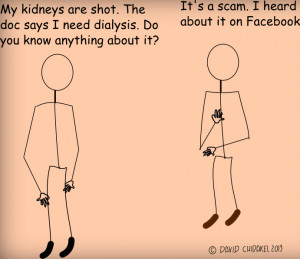 Funny Dialysis Cartoon Cartoon about kidney dialysis
