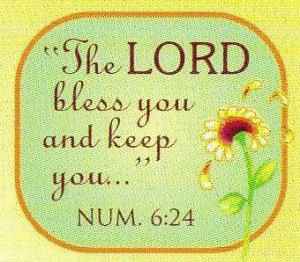 The lord bless you and keep you blessing quote