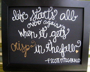 The Great Gatsby quote | The Great Gatsby print | Fall print ...