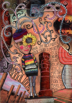 AJs Art Journal: Be Audacious
