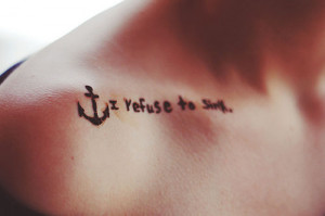 tattoo #awesome #quote #hope #lonely #anchor #henna #summer