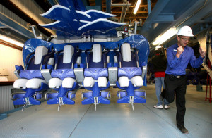 Sea World Manta Roller Coaster Video