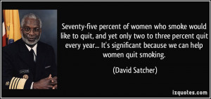 More David Satcher Quotes