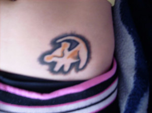 Disney Tattoo- Lion King cute -with the quote 