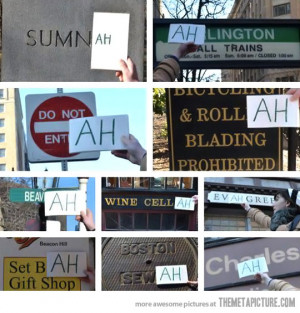 funny street signs Boston