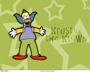Simpson Krusty Clown