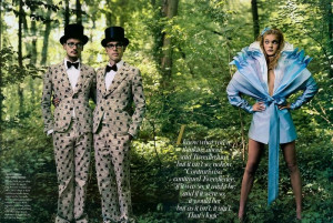 Vogue- Alice in wonderland shoot