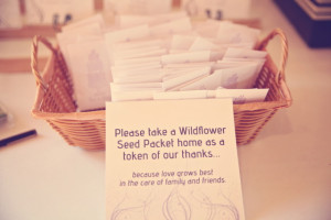 Seed Packet Wedding Favors