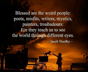 Dare to be different. Don't be so quick to label/judge those who don't ...