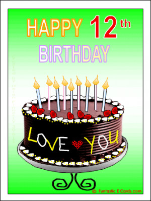 Funny 12th Birthday Quotes Happy 12th birthday wishes
