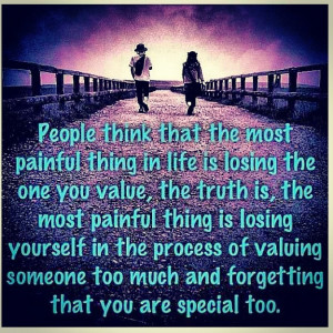 don't lose yourself chasing someone else