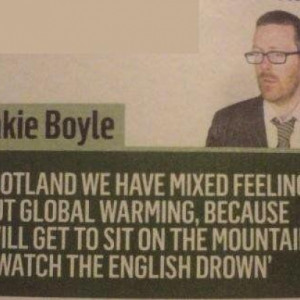 Scotland On Global Warming On England