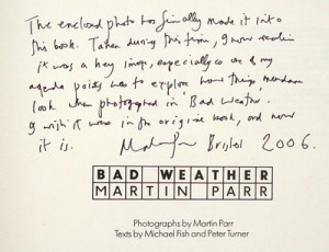 martin parr peter turner and michael fish bad weather 1982 a