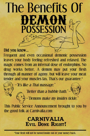 Benefits Of Demon Possession: Benefits Of, Stuff, Dark, Funny, Demons ...
