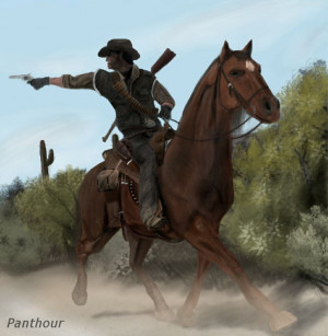 Red Dead Redemption - John Marston - The Chase by Panthour.deviantart ...
