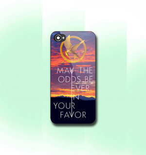 Hunger Games Catching Fire Quotes iPhone 4/4S case by CaseByViona