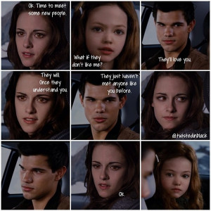 ... part 2 bella and jacob talking to renesmee about meeting their cousins