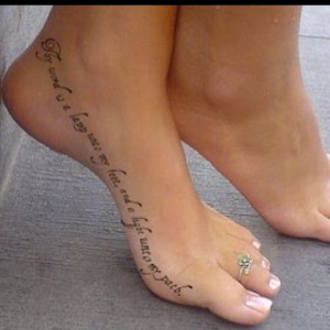 ... , Get A Tattoo'S, Foot Tattoo'S, Feet Tattoo'S, Bible Ver, Thi Word