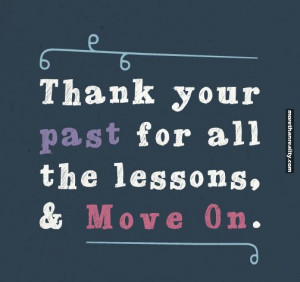 Thank your past for all the lessons...