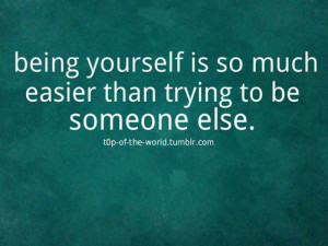Just Yourself