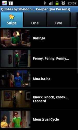View bigger - Big Bang Theory Sound Quotes for Android screenshot