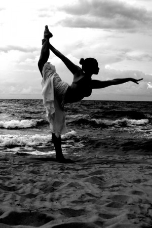 Tumblr...black and white yoga